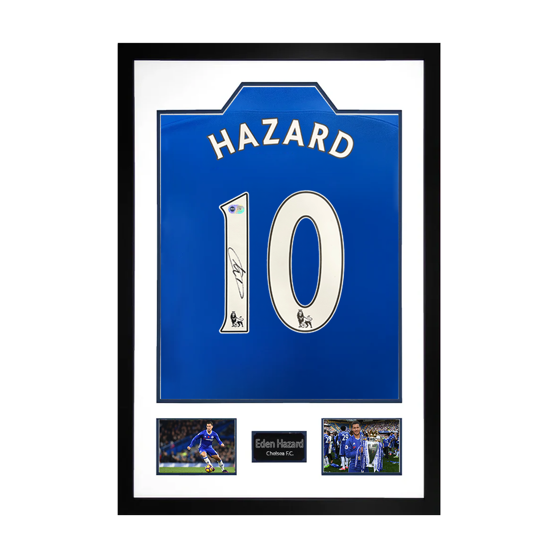 Eden Hazard Signed Chelsea Premium Frame