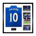 Eden Hazard Signed Chelsea Elite Frame