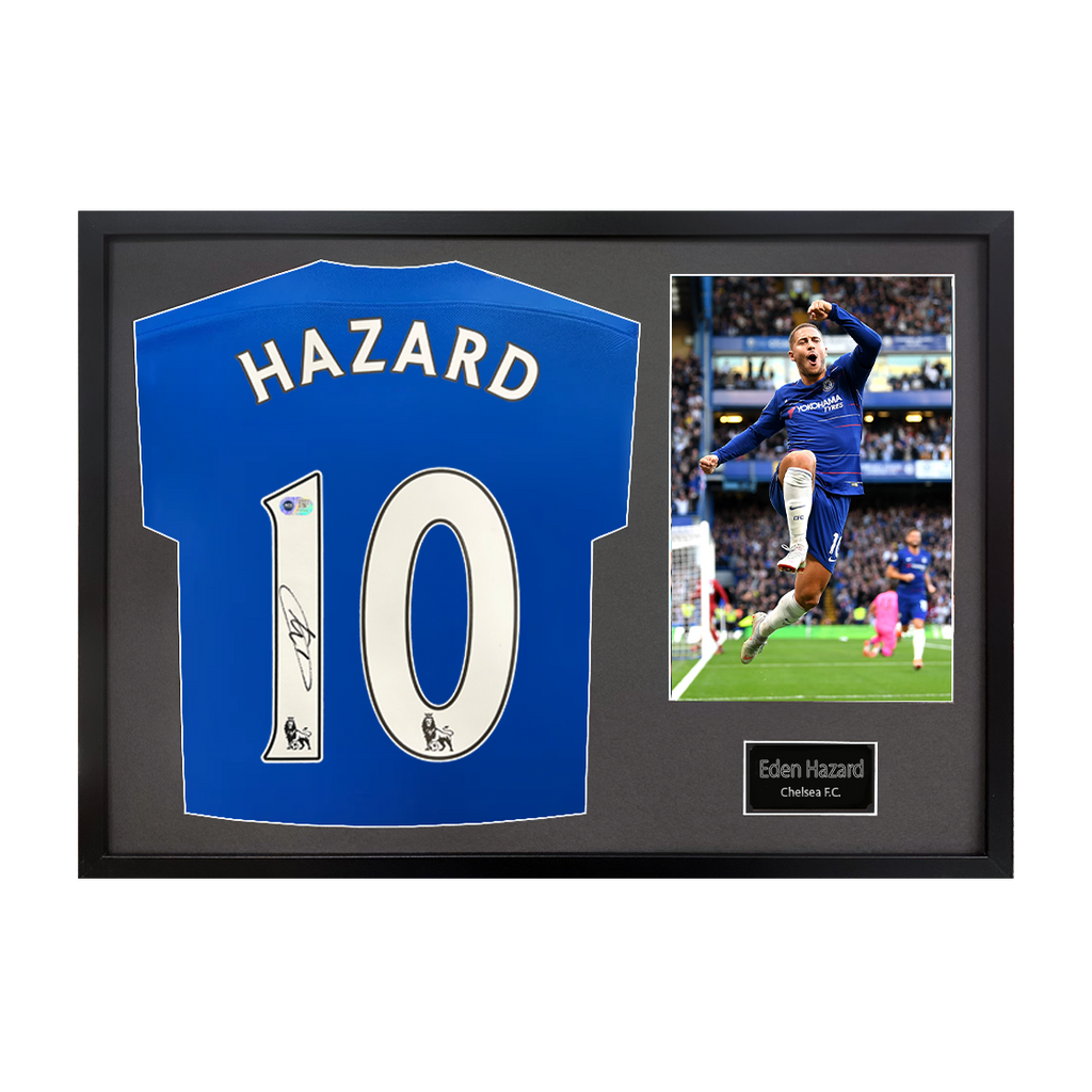 Eden Hazard Signed Chelsea Classic Frame