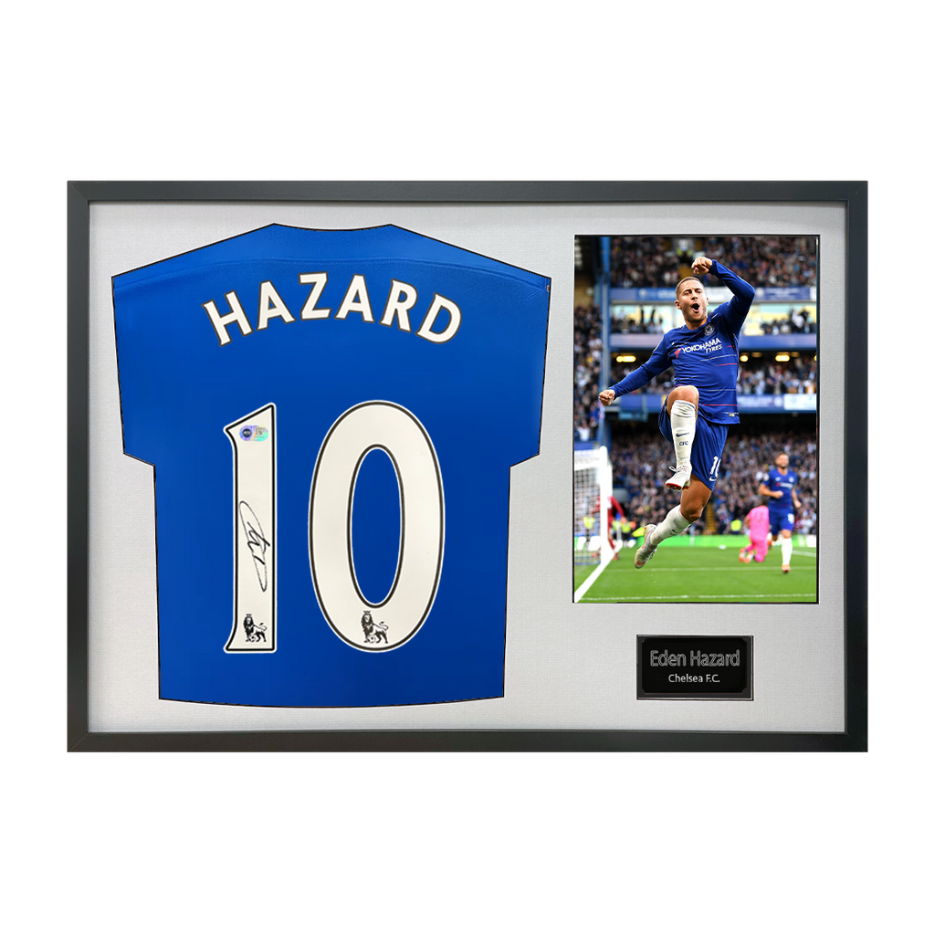 Eden Hazard Signed Chelsea Classic Frame