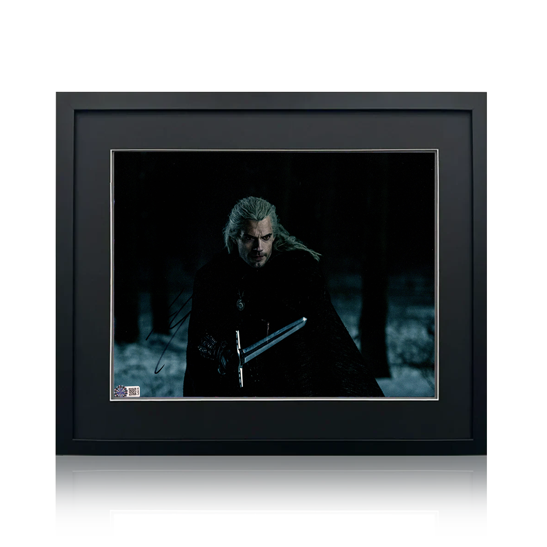 Henry Cavill Signed The Witcher Image Compact Frame (AFTAL Authentication)