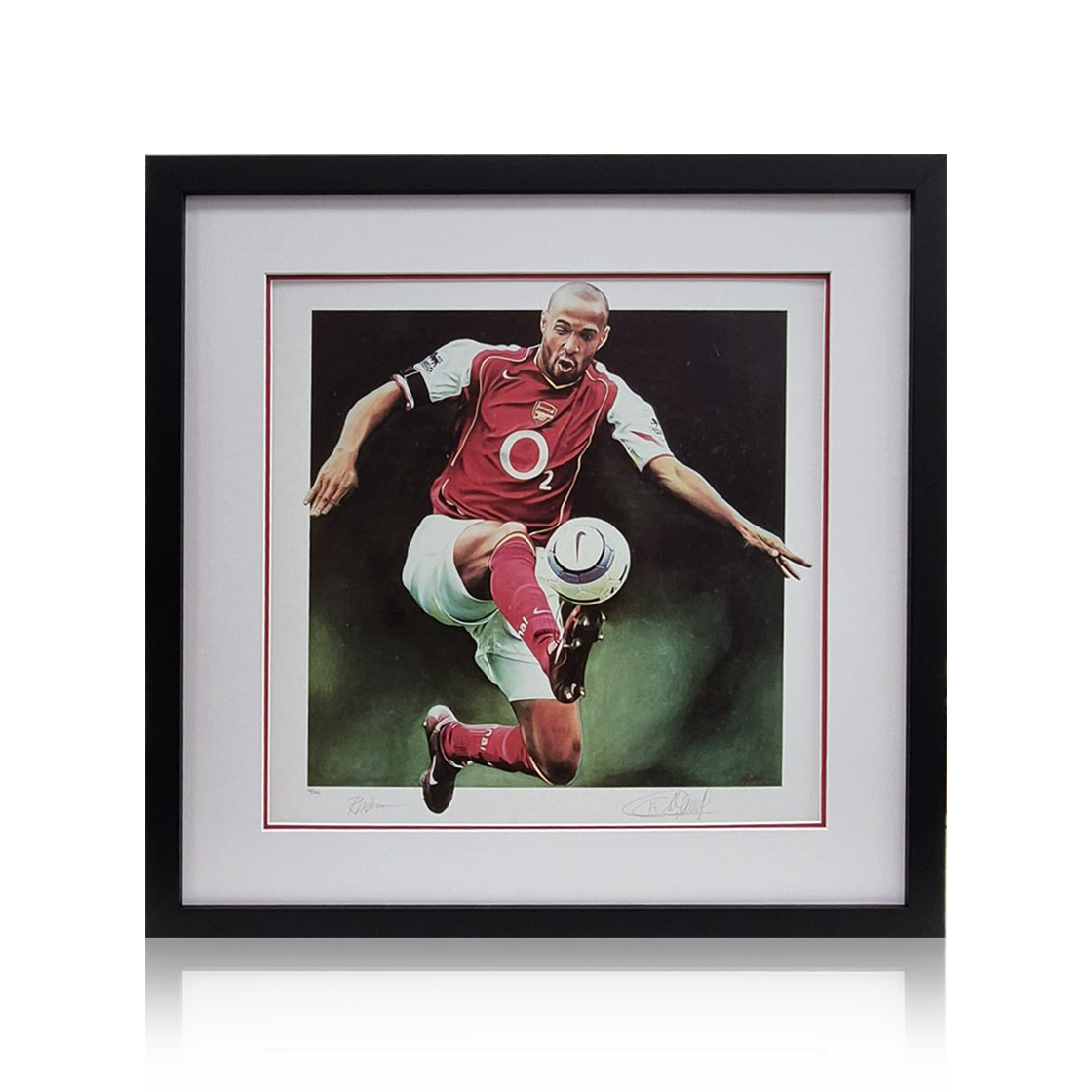 Thierry Henry Signed Arsenal Print Elite Frame (Limited Edition 14/500 ...