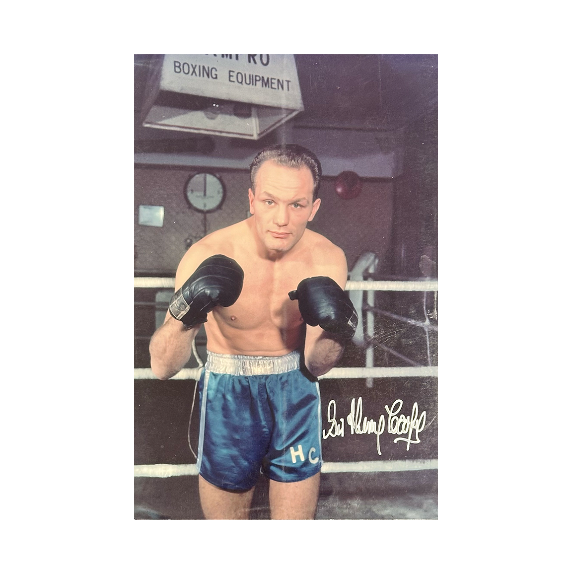 Henry Cooper Signed 12x8 Image
