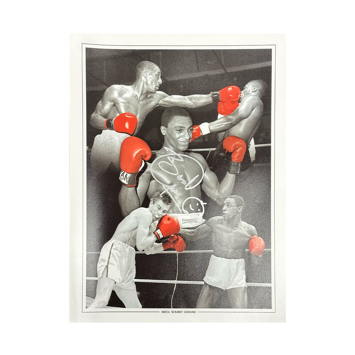 Herol Graham Signed 16x12 Image