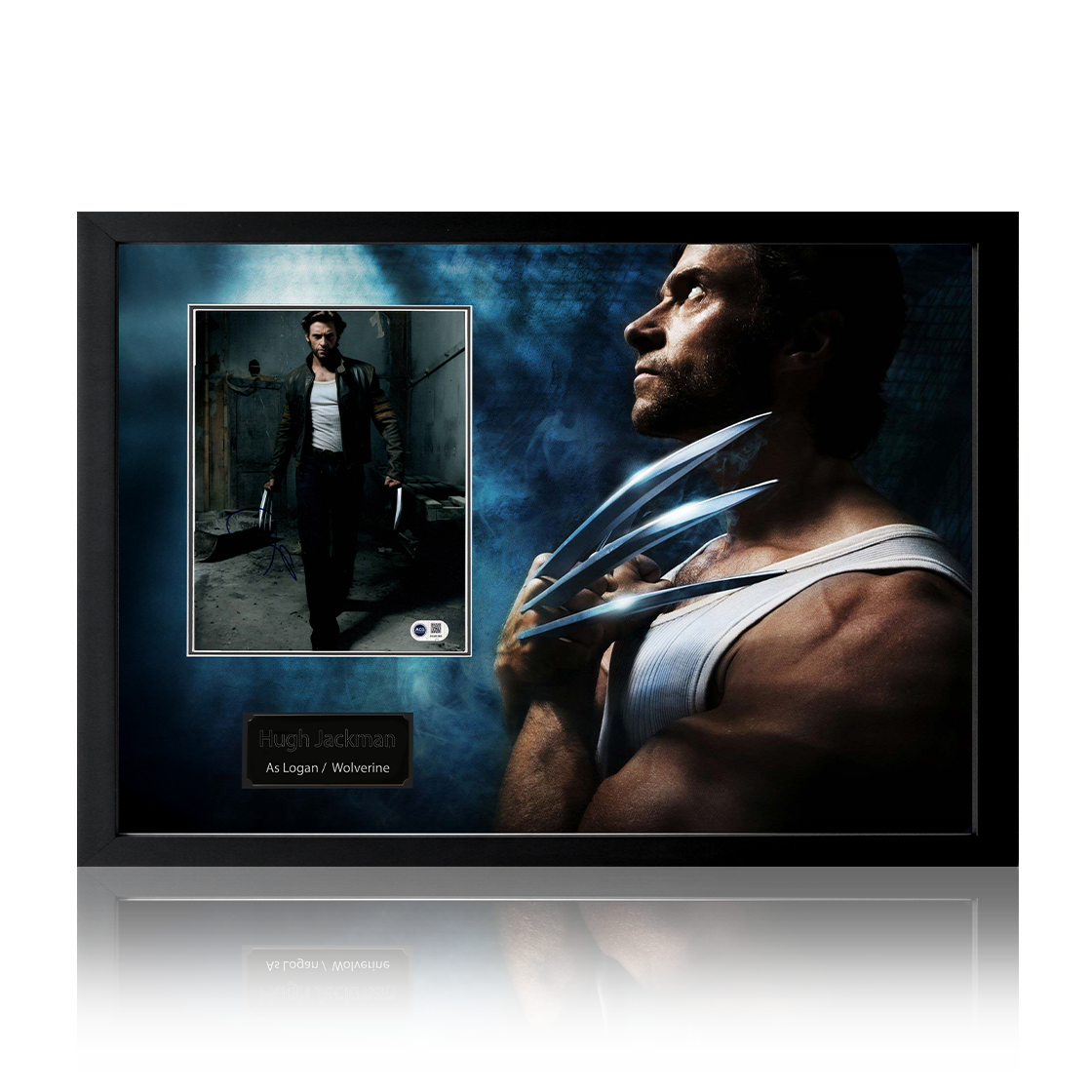 Hugh Jackman Signed Wolverine Iconic Frame (ACG Cert)