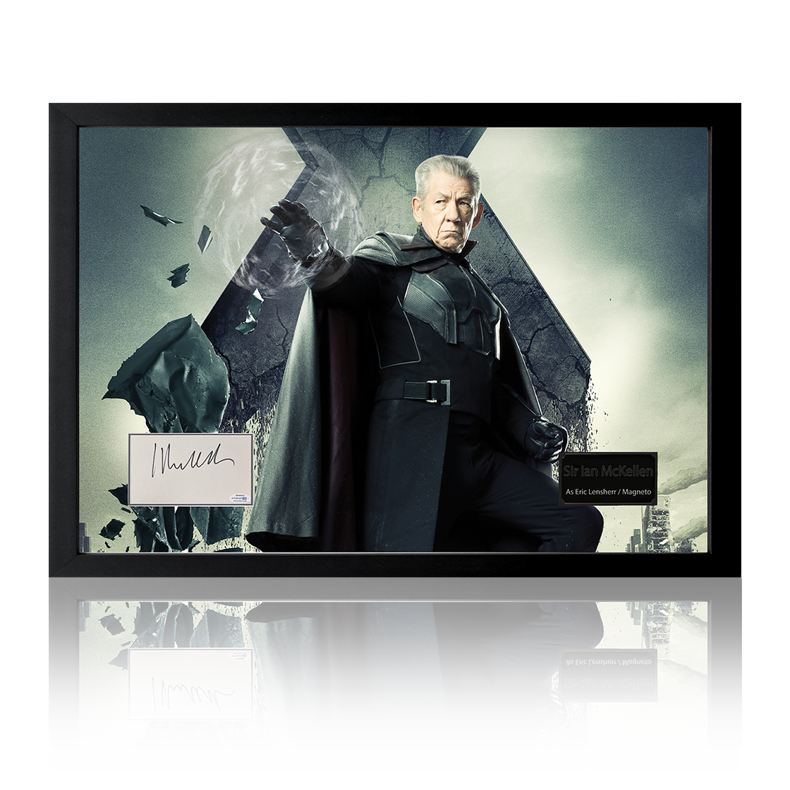 Sir Ian McKellen Signed X-Men Iconic Frame (ACOA)