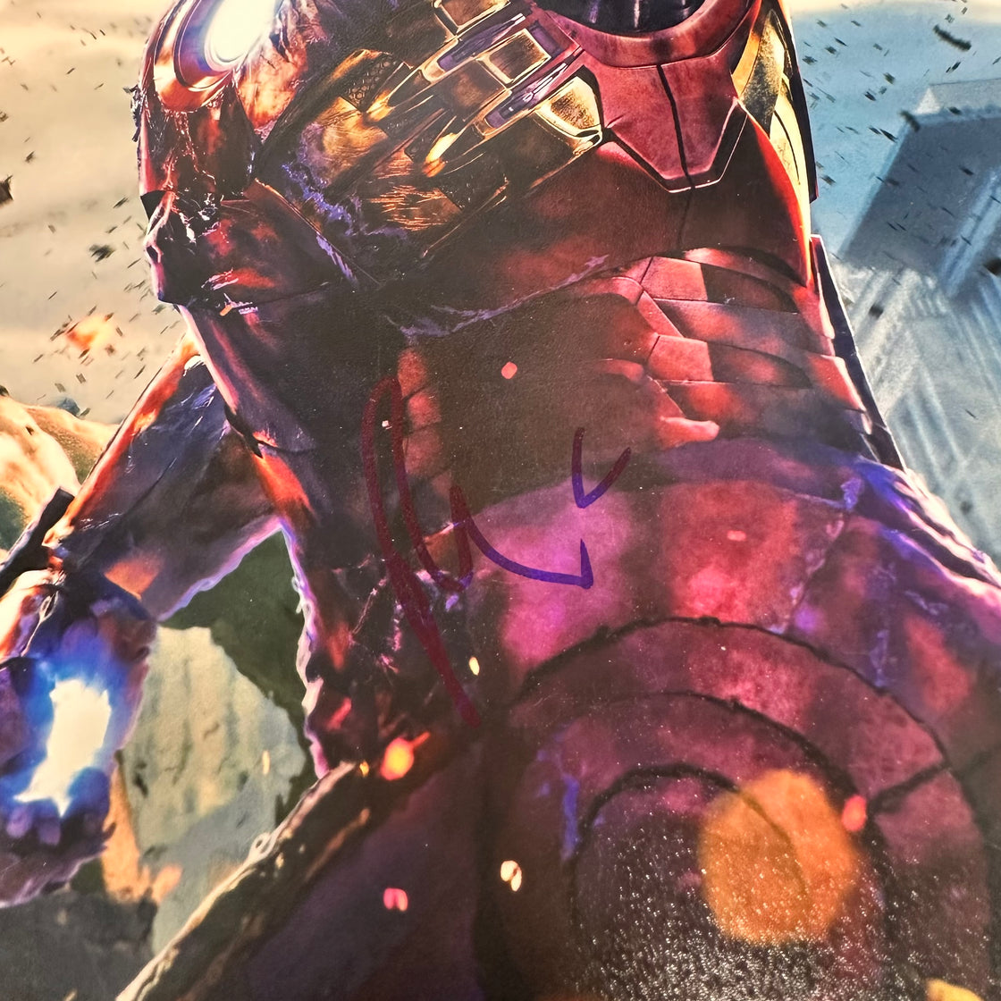 Robert Downey Jr. Signed The Avengers Image Iconic Frame (AFTAL Authentication)