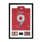 Alexander Isak Signed Liverpool Shirt Premium Frame (ACG Cert)