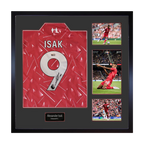 Alexander Isak Signed Liverpool Shirt Elite Frame (ACG Cert)