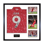 Alexander Isak Signed Liverpool Shirt Elite Frame (ACG Cert)