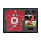 Alexander Isak Signed Liverpool Shirt Classic Frame (ACG Cert)