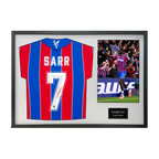 Ismaïla Sarr Signed Crystal Palace Shirt Classic Frame (ACG Cert)