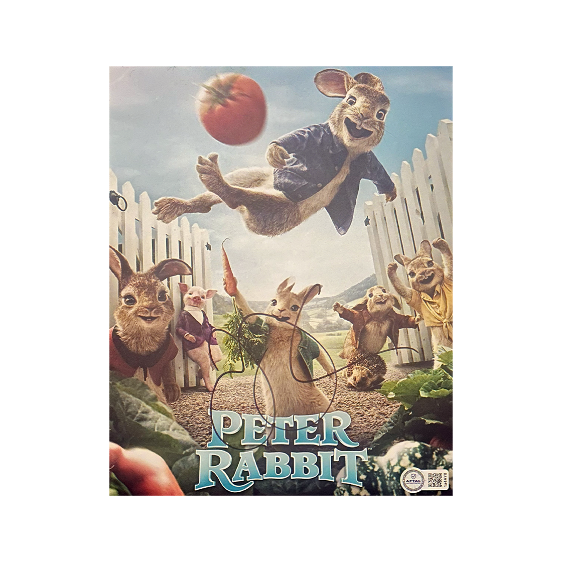 James Corden Signed Peter The Rabbit 10x8 Image 2 (AFTAL Authenticated)