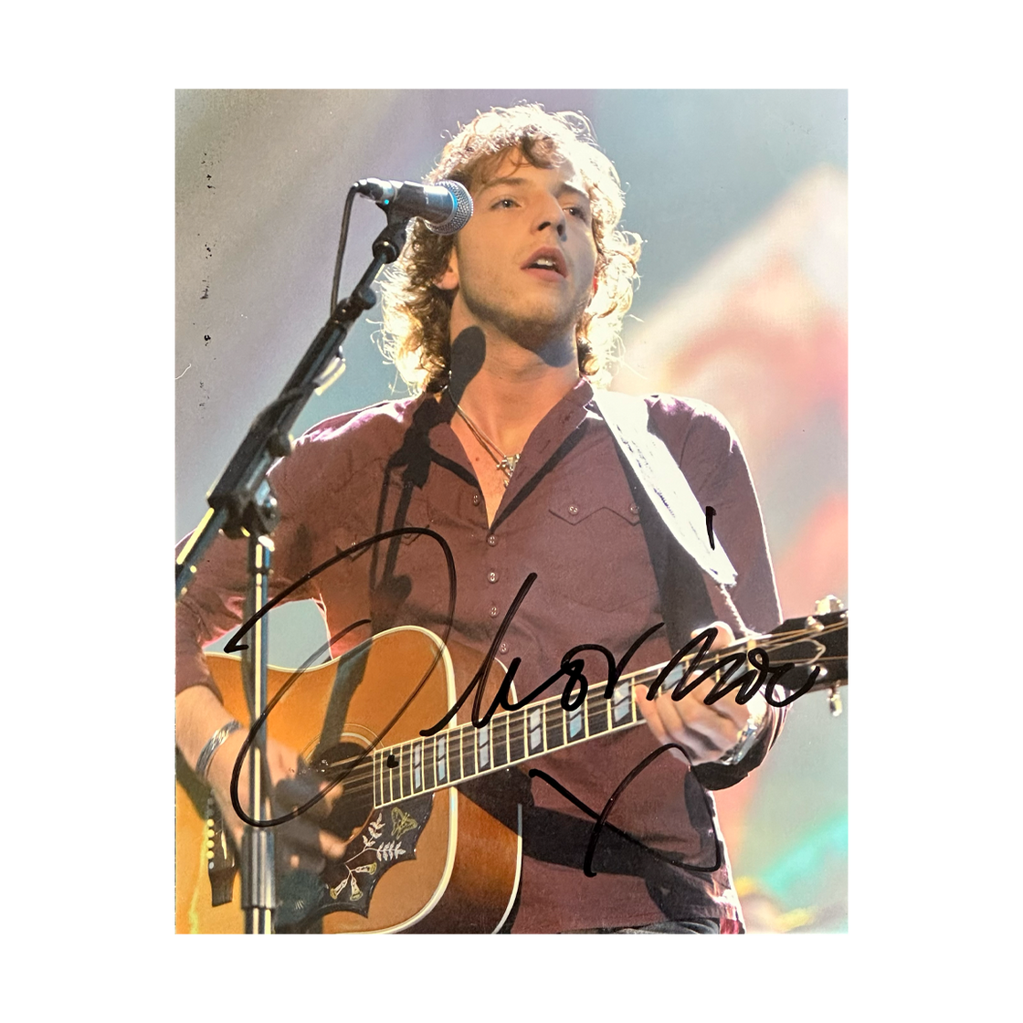 James Morrison Signed 10x8 Image