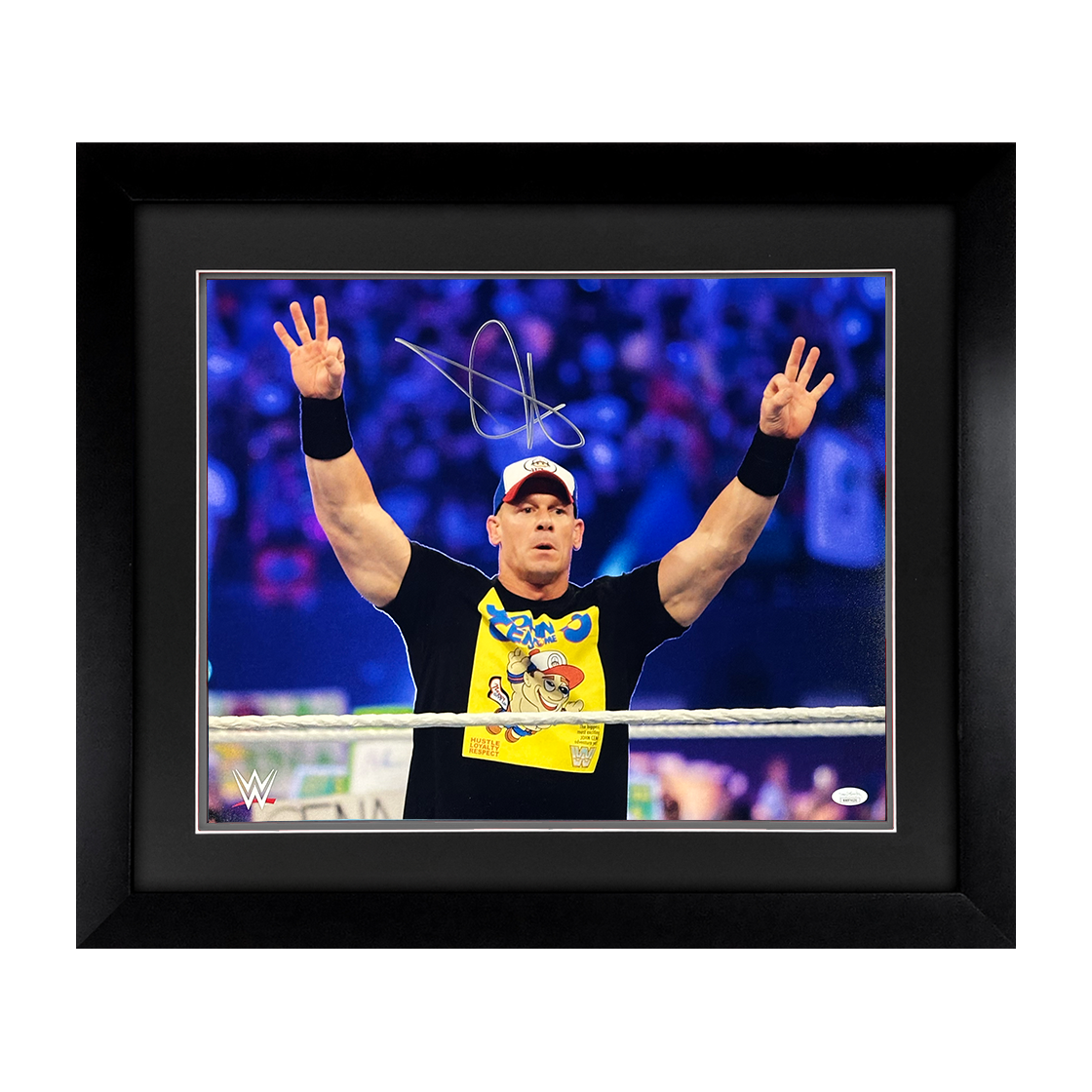 John Cena Signed 20x16 Image Deluxe Mount Frame (JSA)