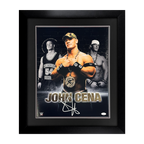 John Cena Signed 20x16 Image Deluxe Mount Frame (JSA)