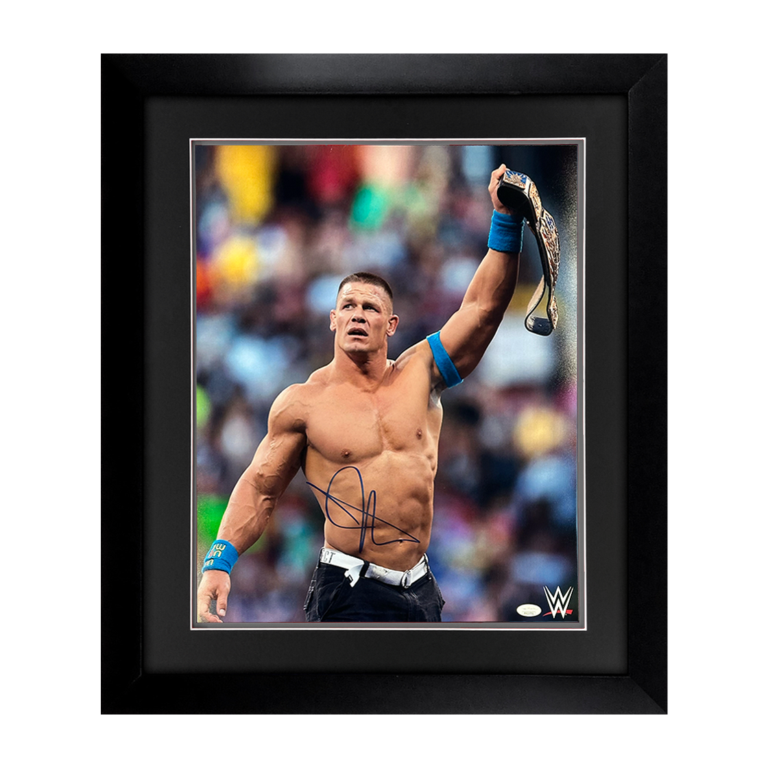 John Cena Signed 20x16 Image Deluxe Mount Frame (JSA)
