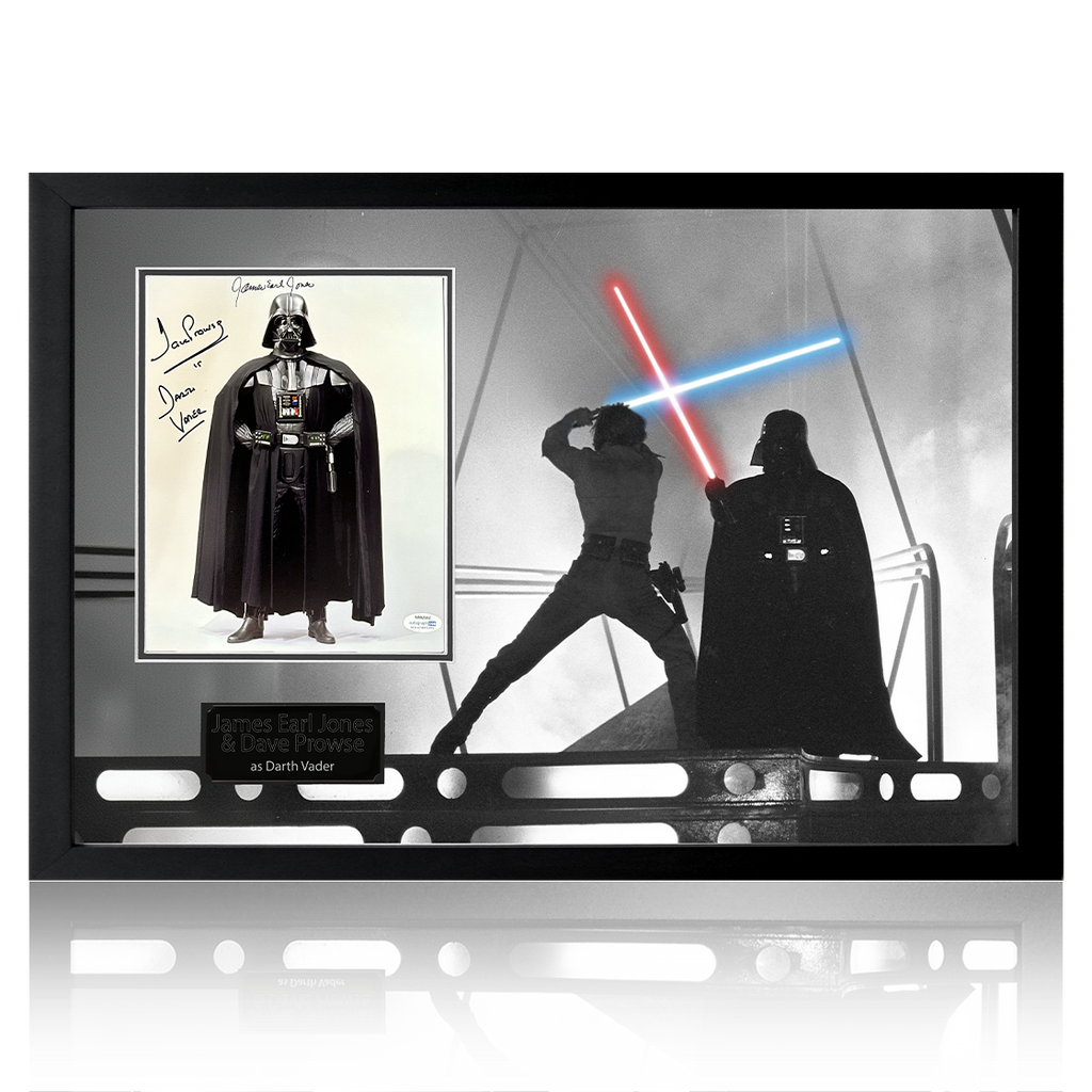 James Earl Jones & Dave Prowse Signed Darth Vader Iconic Frame #1 (ACOA)