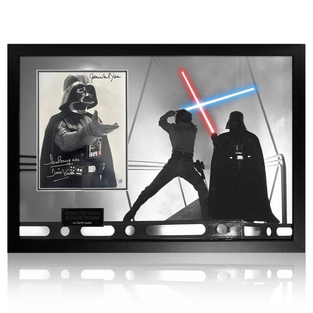 James Earl Jones & Dave Prowse Signed Darth Vader Premium Frame #3