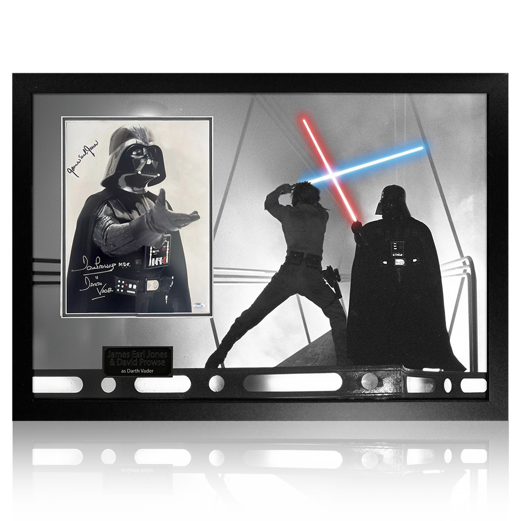 James Earl Jones & Dave Prowse Signed Darth Vader Premium Frame #4