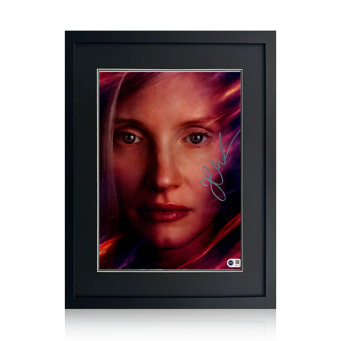 Jessica Chastain Signed X-Men: Dark Phoenix Image Compact Frame (ACG Cert)