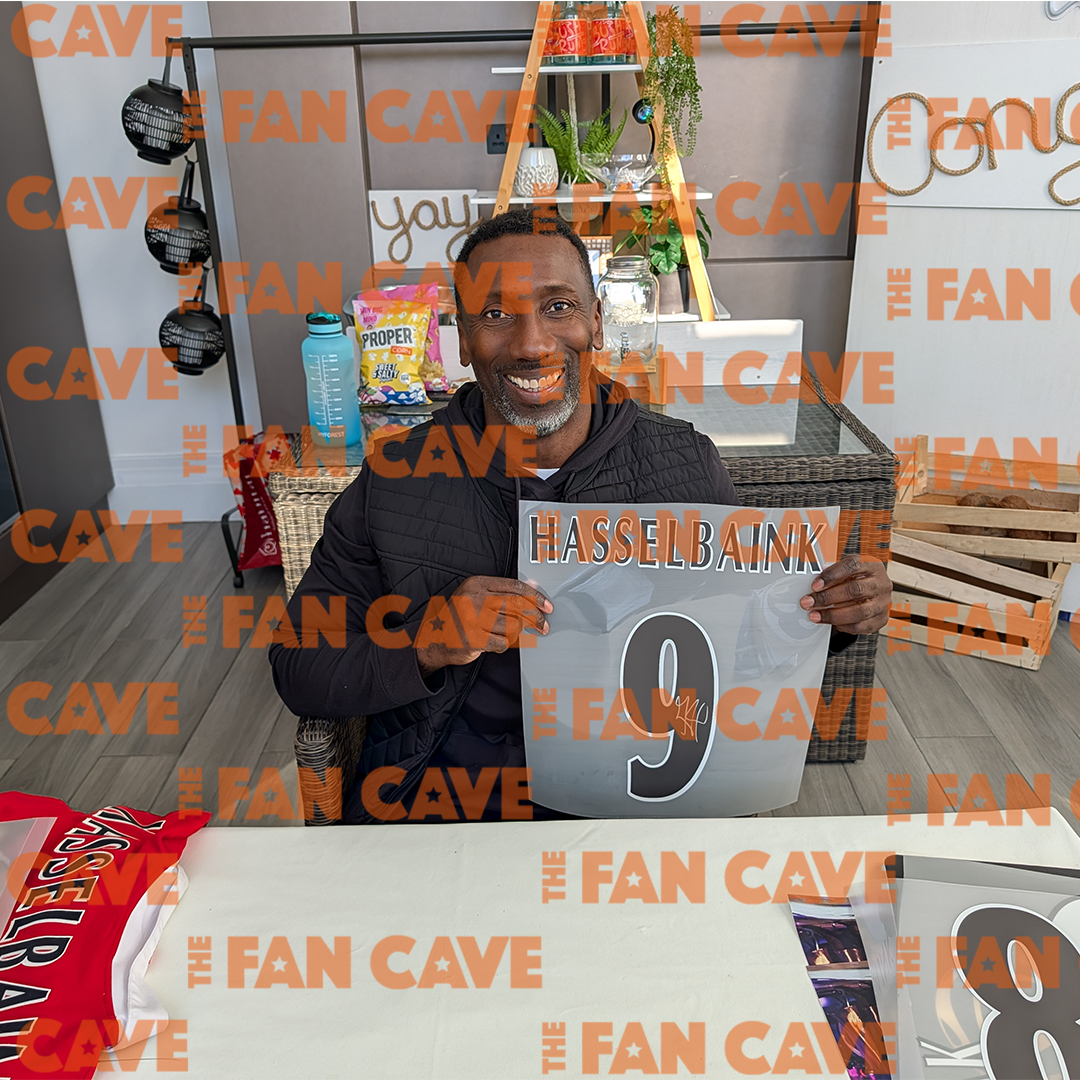 Jimmy Floyd Hasselbaink Signed Leeds United Shirt Elite Frame