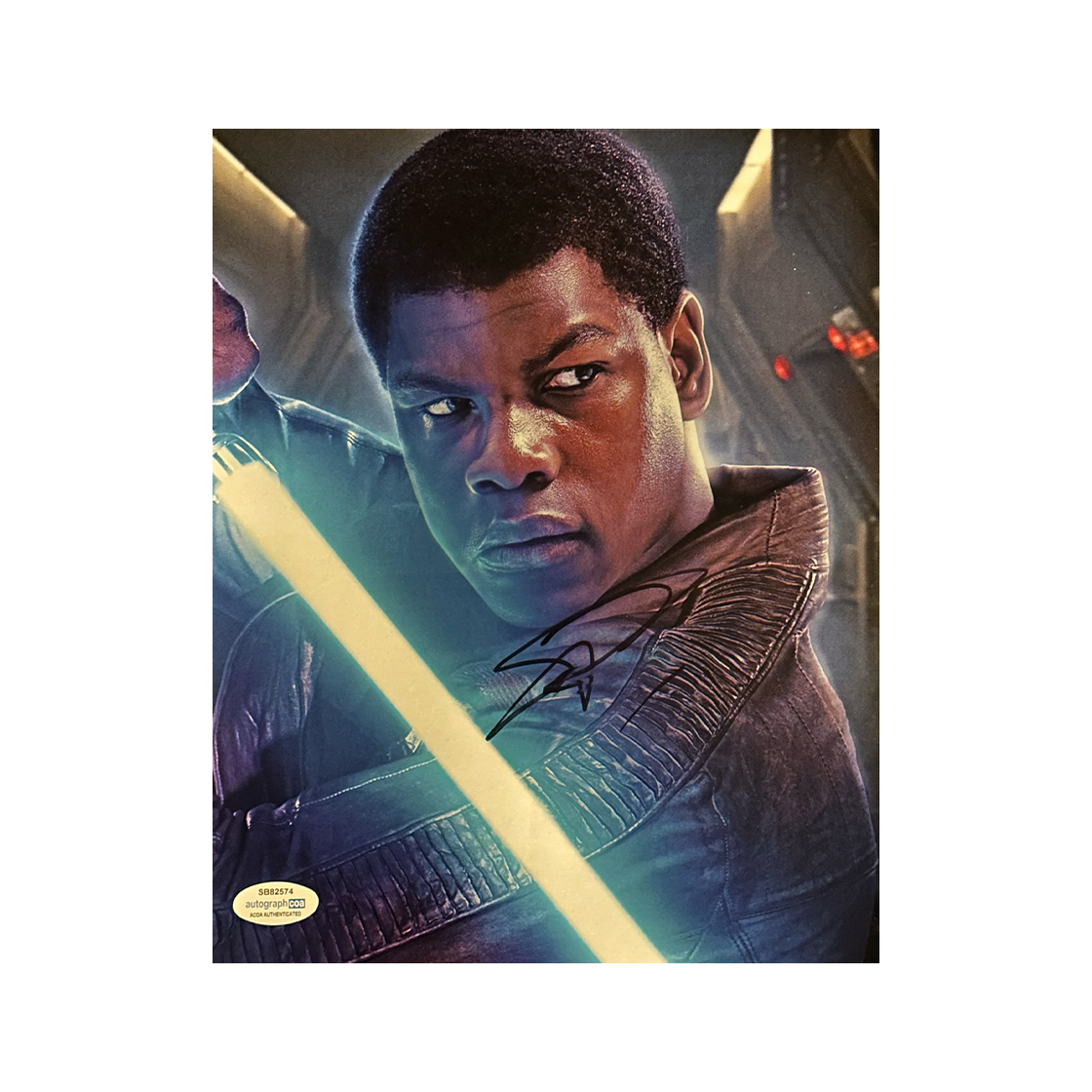 John Boyega Signed Star Wars 10x8 Image (ACOA)