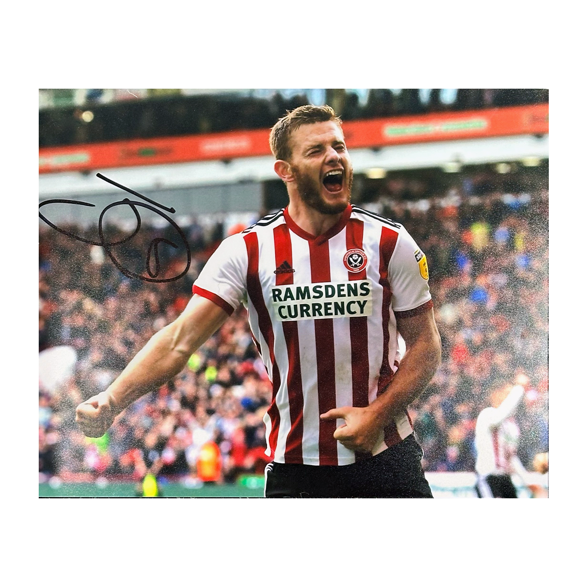Jack O'Connell Signed Sheffield United 10x8 Image
