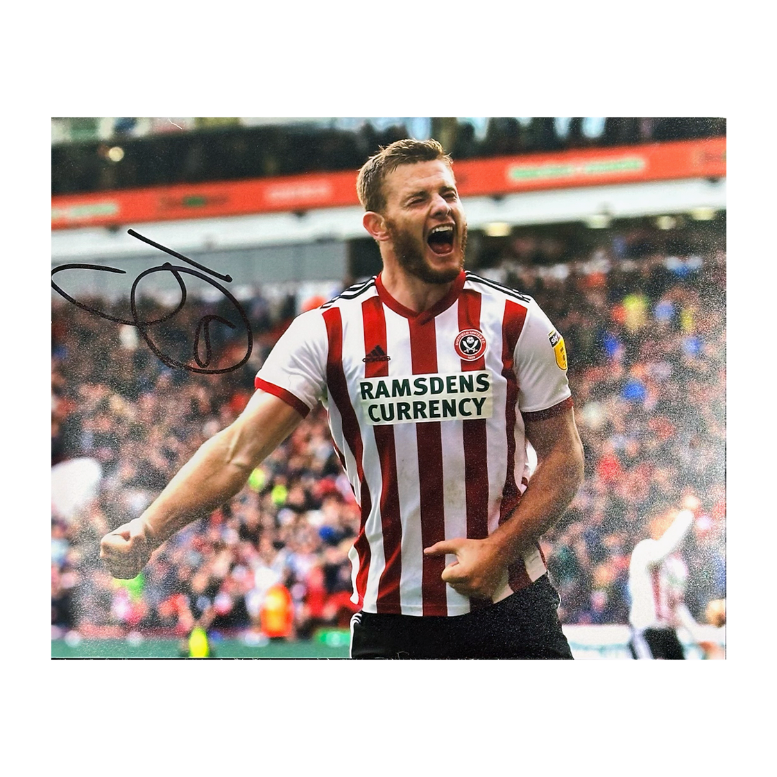Jack O'Connell Signed Sheffield United 10x8 Image