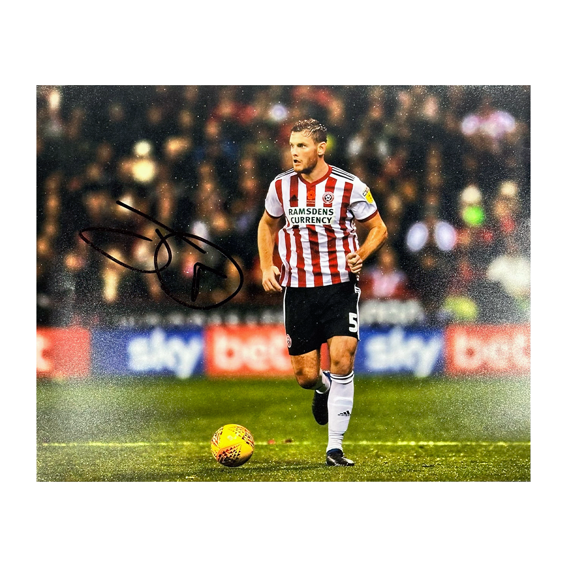 Jack O'Connell Signed Sheffield United 10x8 Image