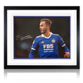 James Maddison Signed Framed Leicester City Deluxe Mount Frame