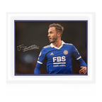 James Maddison Signed Leicester City Deluxe Mount