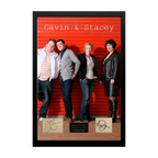 James Corden & Ruth Jones Signed Gavin & Stacey Cut Iconic Frame (ACG Cert)
