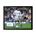 James Justin Signed Leeds United Cut Deluxe Mount Frame