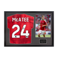 James McAtee Signed Nottingham Forest Shirt Classic Frame (ACG Cert) (Copy)