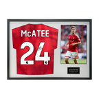 James McAtee Signed Nottingham Forest Shirt Classic Frame (ACG Cert)