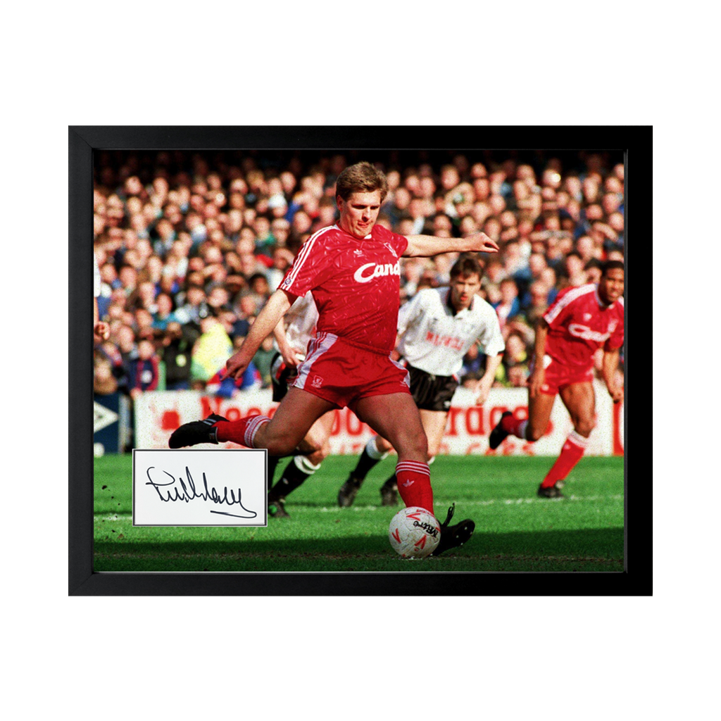 Jan Mølby Signed Liverpool Cut Deluxe Mount Frame