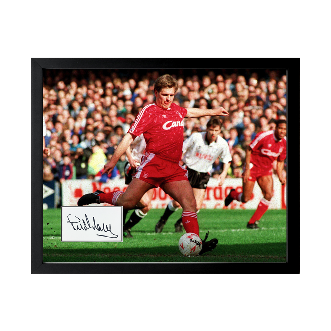 Jan Mølby Signed Liverpool Cut Deluxe Mount Frame