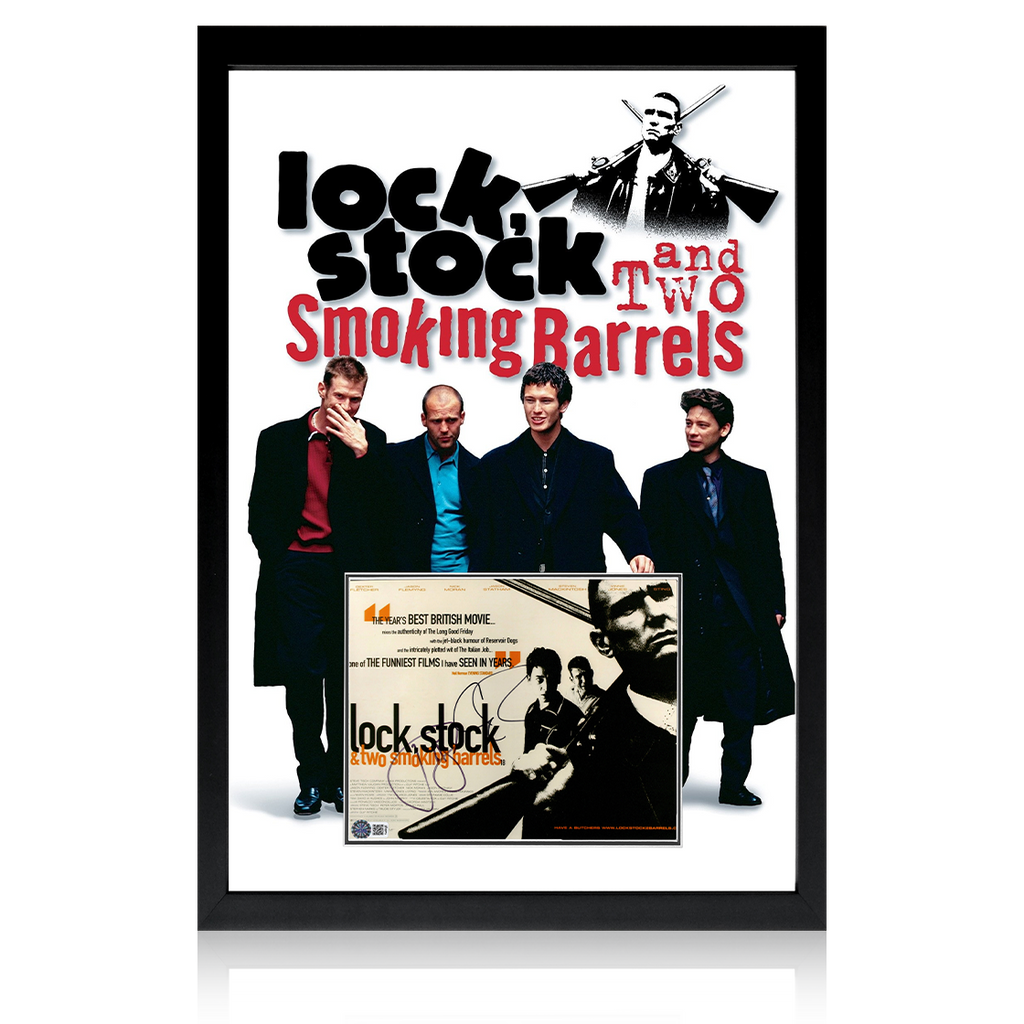 Jason Statham & Guy Richie Signed Lock, Stock and Two Smoking Barrels Image Iconic Frame (AFTAL Authentication)