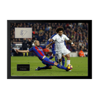 Javier Mascherano Signed Barcelona Cut Iconic Frame (ACG Cert)