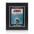 Steven Spielberg Signed Jaws Deluxe Mount Frame