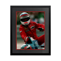 Jean Alesi Signed 16x12 Image Deluxe Mount Frame (ACG Cert)