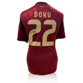 Jérémy Doku Signed Belgium Shirt