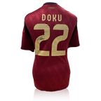 Jérémy Doku Signed Belgium Shirt
