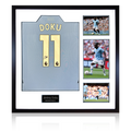 Jérémy Doku Signed Manchester City Shirt Elite Frame