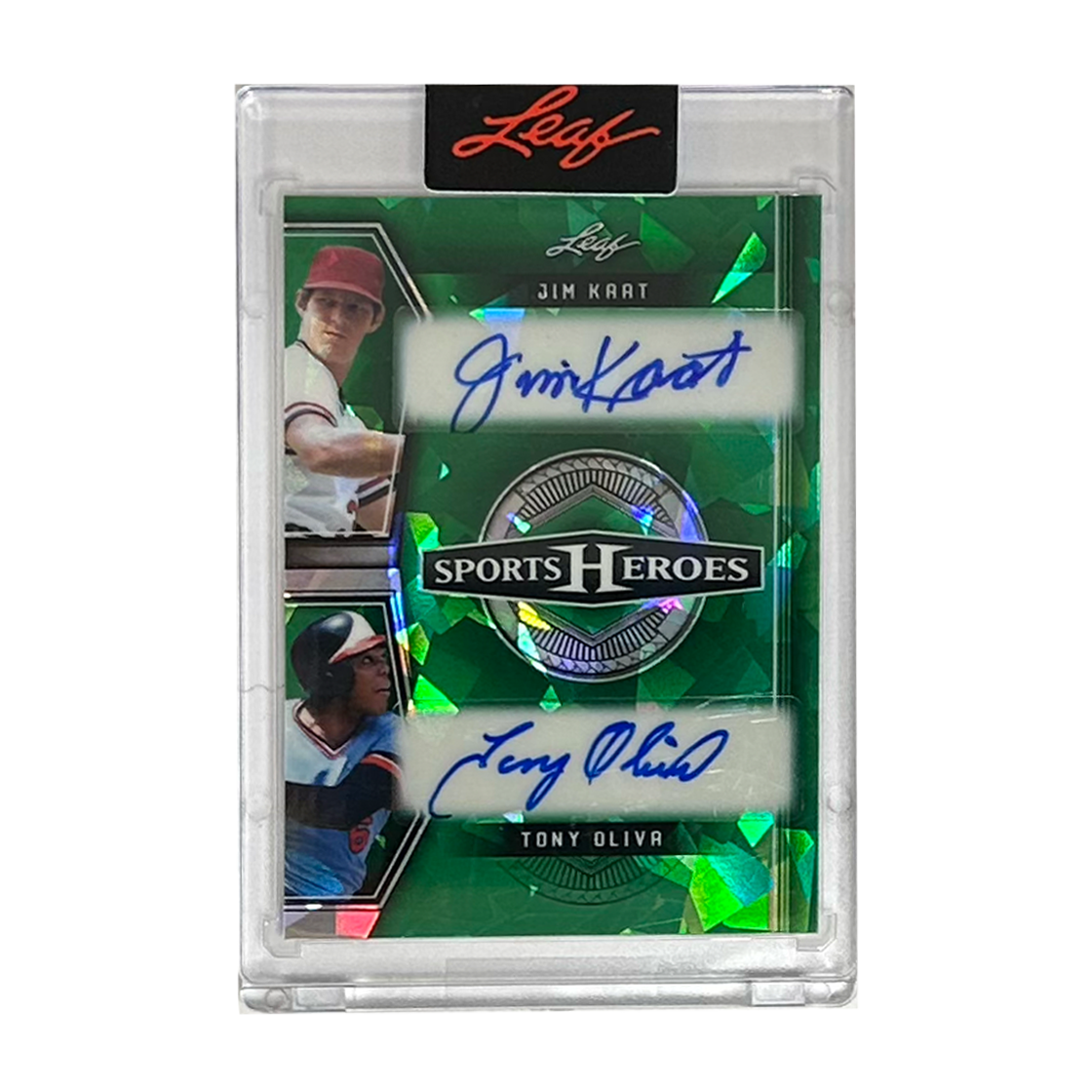 Leaf Sports Heroes Jim Kaat & Tony Oliva 6/7