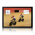 Joanna Rowsell & Laura Trott Signed 2012 London Olympics Cut Iconic Frame
