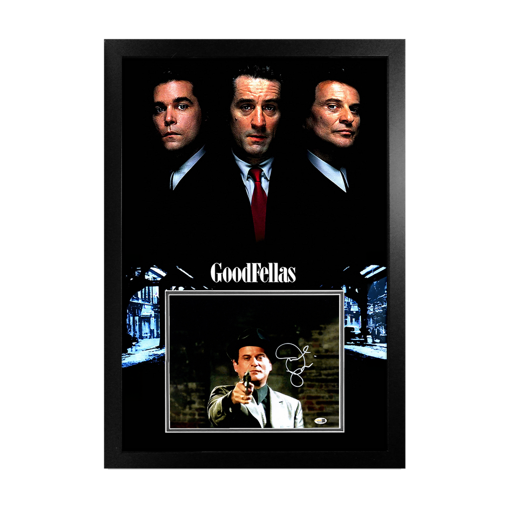 Joe Pesci Signed Goodfellas Image Premium Frame (JSA)