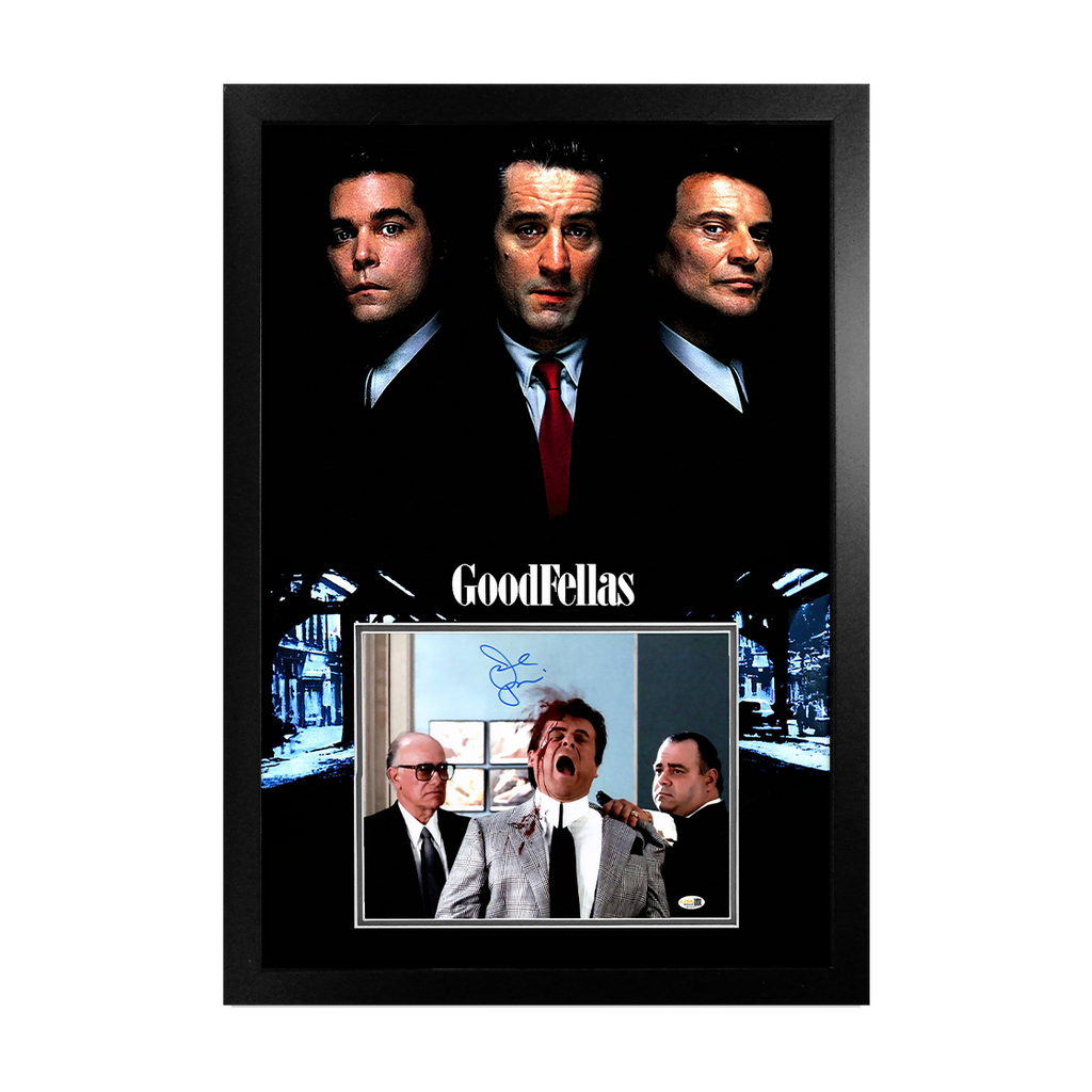 Joe Pesci Signed Goodfellas Image Premium Frame (JSA)