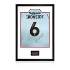Joe Ironside Match-Worn & Signed Doncaster Rovers Shirt Premium Frame